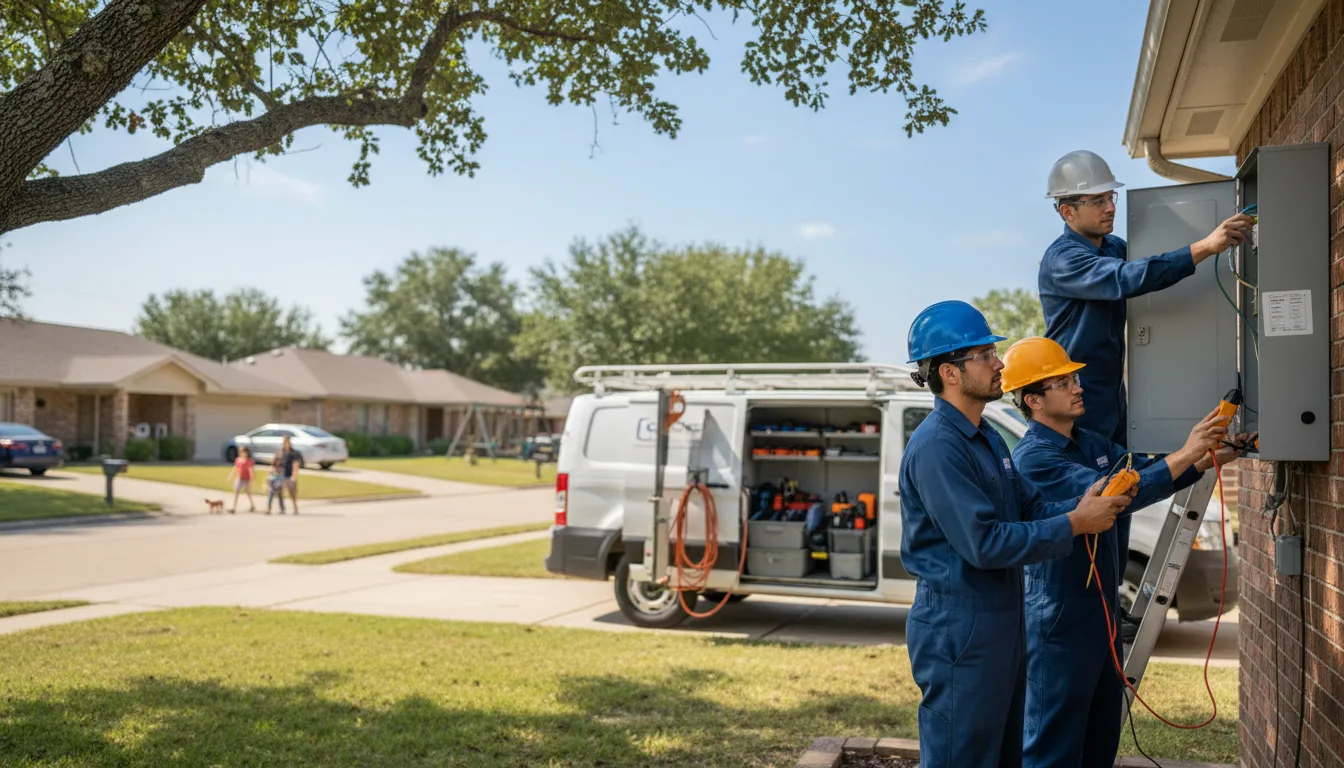 Certified electrician providing emergency electrical services in Fort Stockton, TX